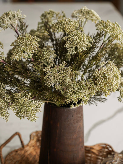 Natural Wood Decorative Vase - Stockhute