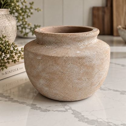 Weathered Terracotta Vase - Stockhute