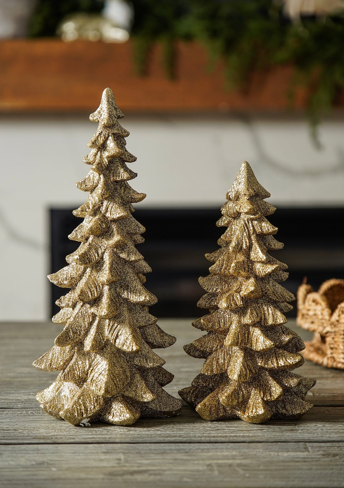 Gold Glitter Ceramic Christmas Tree - Stockhute