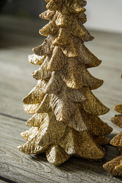 Gold Glitter Ceramic Christmas Tree - Stockhute