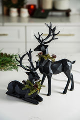 Matte Black Woodland Deer - Stockhute
