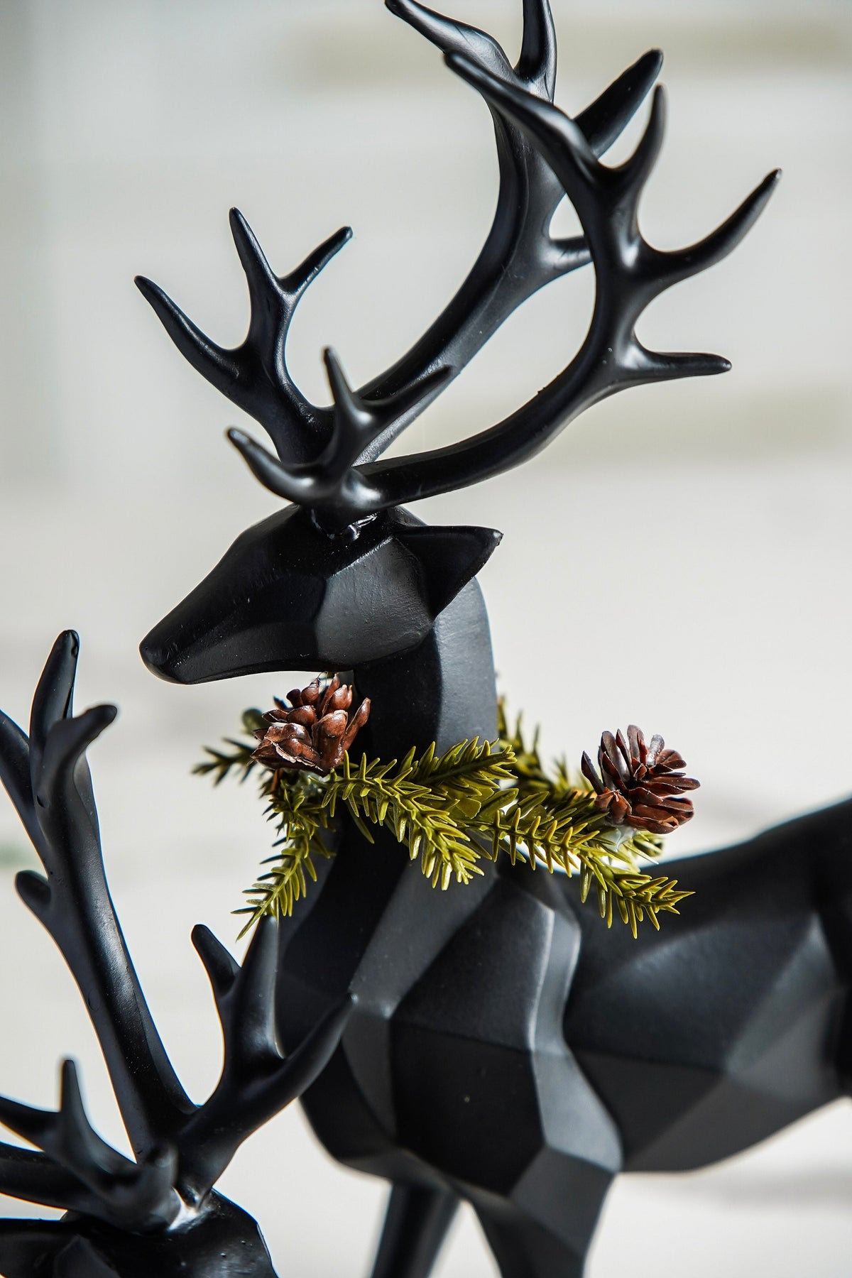 Matte Black Woodland Deer - Stockhute