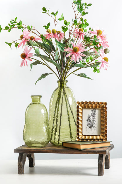 Soft Green Glass Bottle Vase - Stockhute