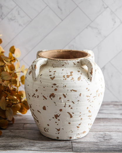 Marley Aged Terracotta Vase - Stockhute