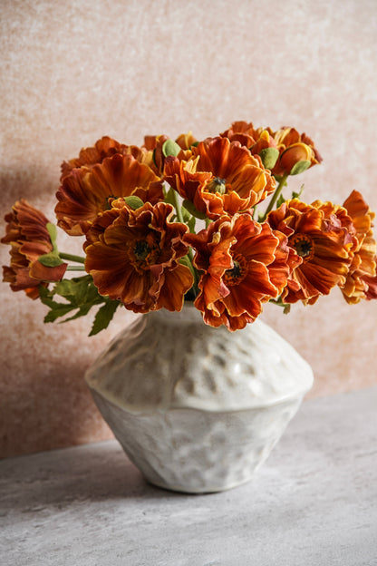 Verona Textured Ceramic Vase - Stockhute