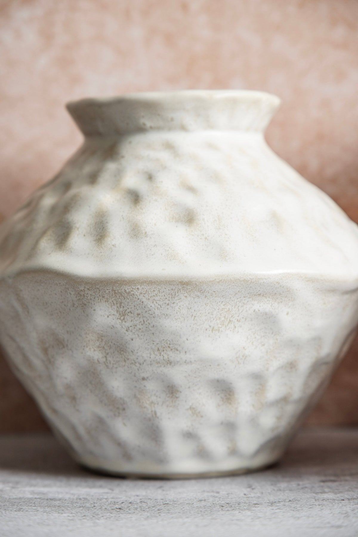 Verona Textured Ceramic Vase - Stockhute