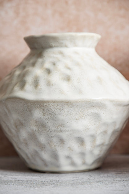 Verona Textured Ceramic Vase - Stockhute