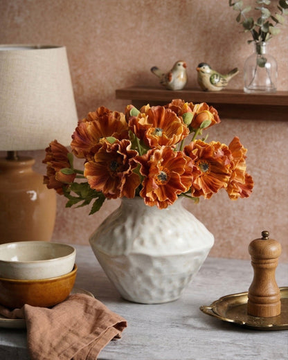 Verona Textured Ceramic Vase - Stockhute
