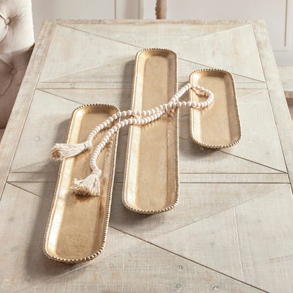 Blair Gold Aluminum Tray Set - Stockhute