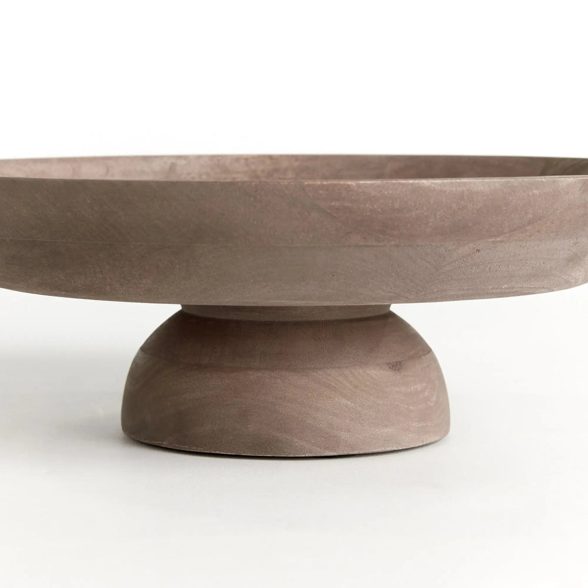 Bowie Mango Wood Footed Bowl - Stockhute