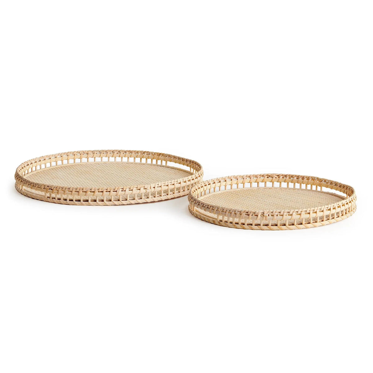 Barri Woven Rattan Tray Set - Stockhute