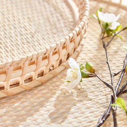 Barri Woven Rattan Tray Set - Stockhute