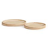 Barri Woven Rattan Tray Set