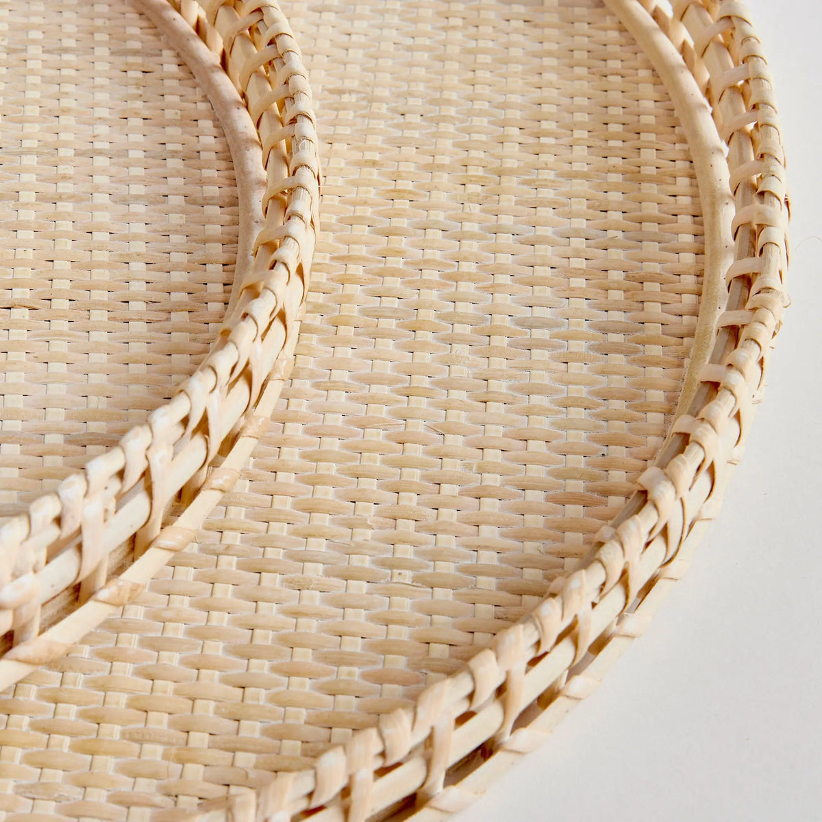 Barri Woven Rattan Tray Set - Stockhute