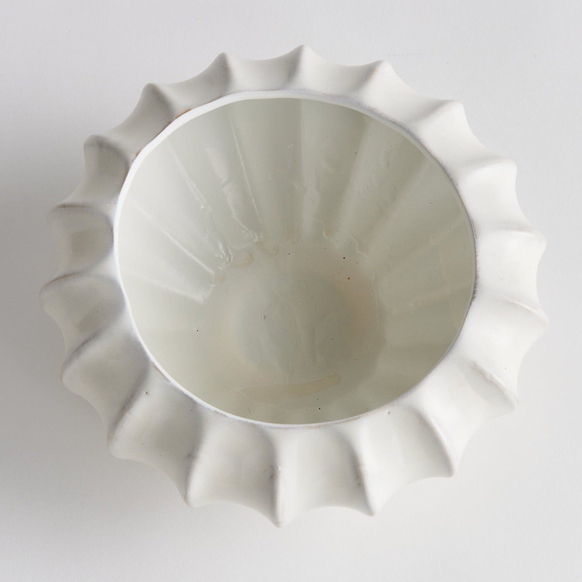 Blecklyn White Ceramic Bowl - Large - Stockhute