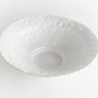 Sorrento White Ceramic Decorative Bowl - Stockhute