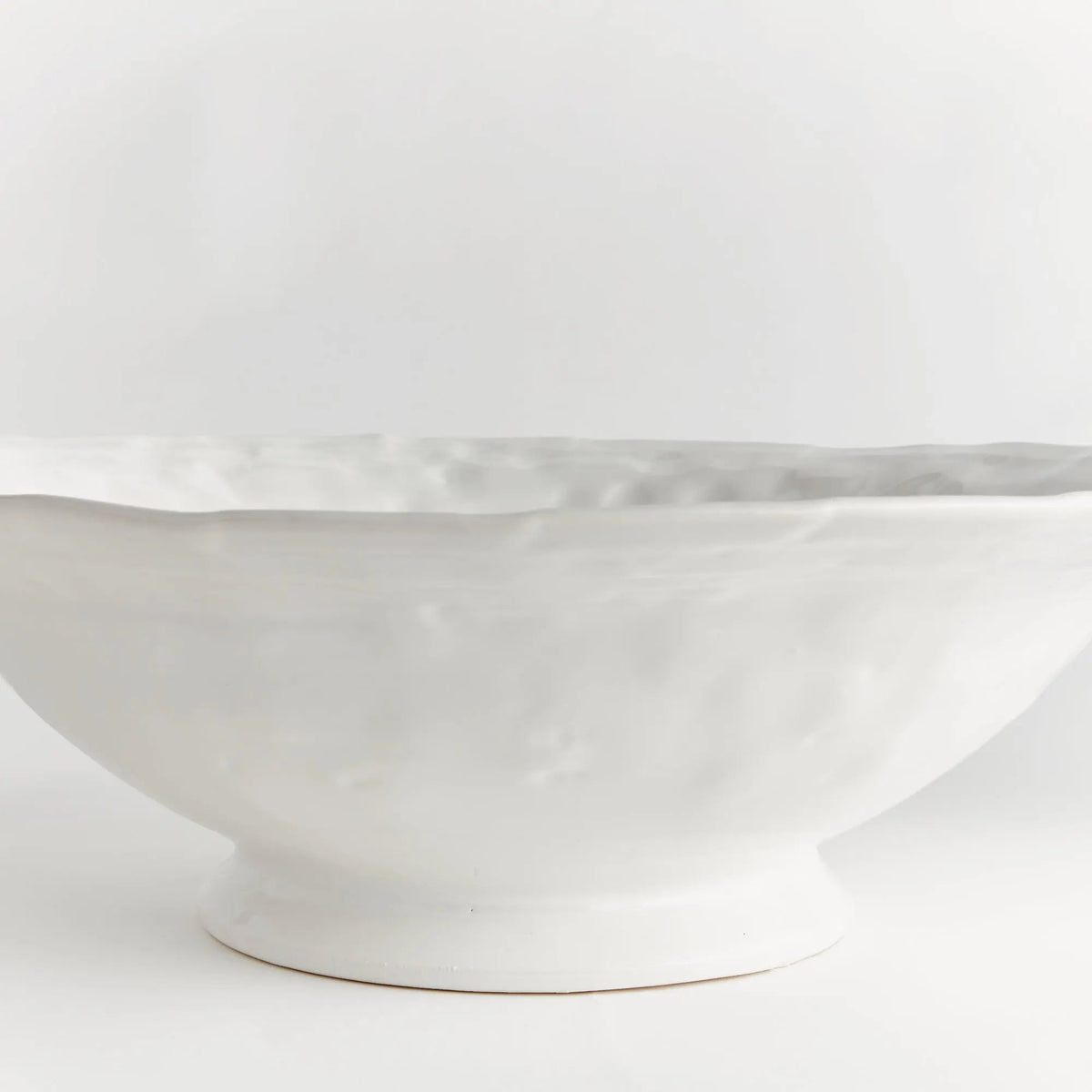 Sorrento White Ceramic Decorative Bowl - Stockhute