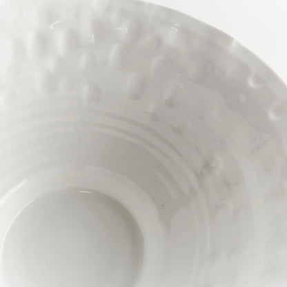 Sorrento White Ceramic Decorative Bowl - Stockhute