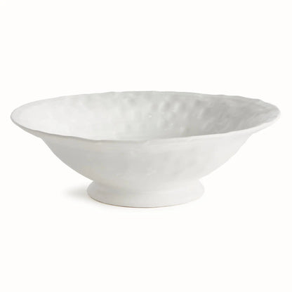 Sorrento White Ceramic Decorative Bowl - Stockhute