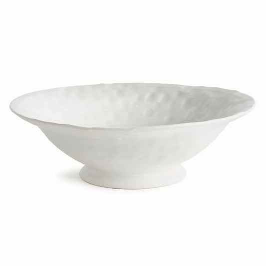 Sorrento White Ceramic Decorative Bowl - Stockhute