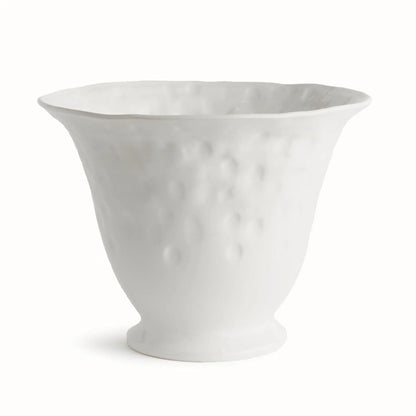 Sorrento Tall White Ceramic Bowl - Stockhute