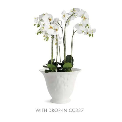 Sorrento Tall White Ceramic Bowl - Stockhute