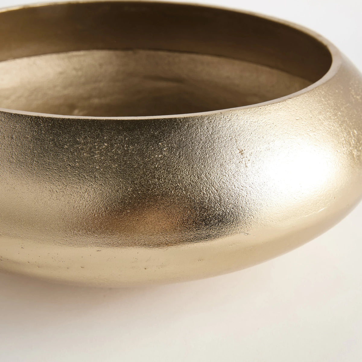 Boone Gold Aluminum Decorative Bowl - Stockhute