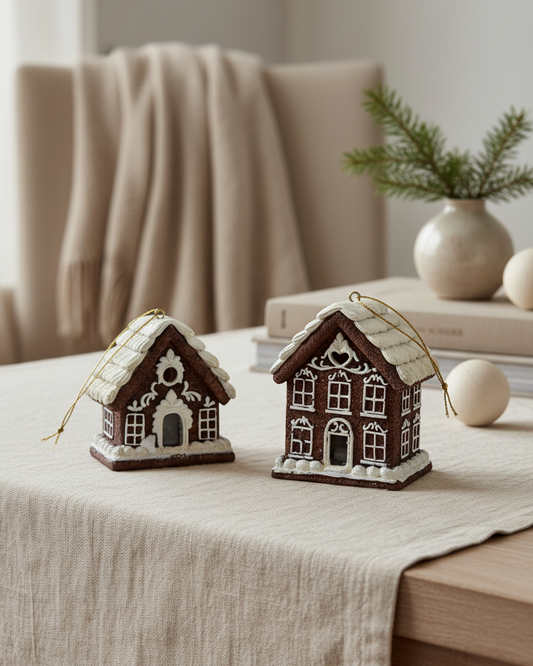 Light-Up Gingerbread House Ornament - Stockhute